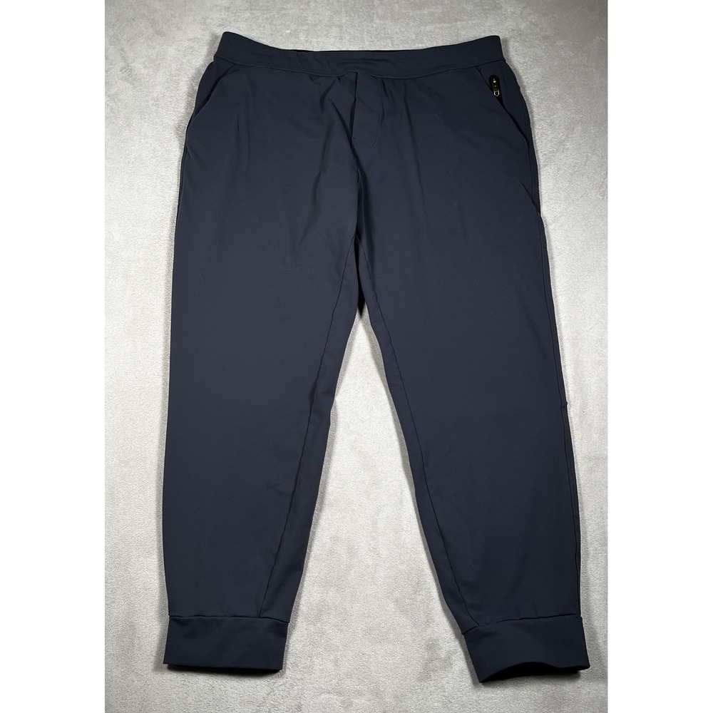 Public Rec Pants Mens 38x28‎ Gray Track Stretch Zip Pocket Athletic Drawstring